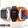 Trands 4 in 1 Smartwatch, 2.01 inches, TR-SW180 3 Extra Straps and 1 Extra Case Included