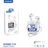 WISME T-10 Wireless Earbuds– Touch Control, Active Noise Cancelling, LCD Power Display, Deep Bass – Compatible with Android & iOS – White