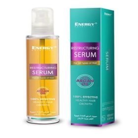 Energy Hair Serum with Argan Oil for Hair Growth. Size: 60 ml